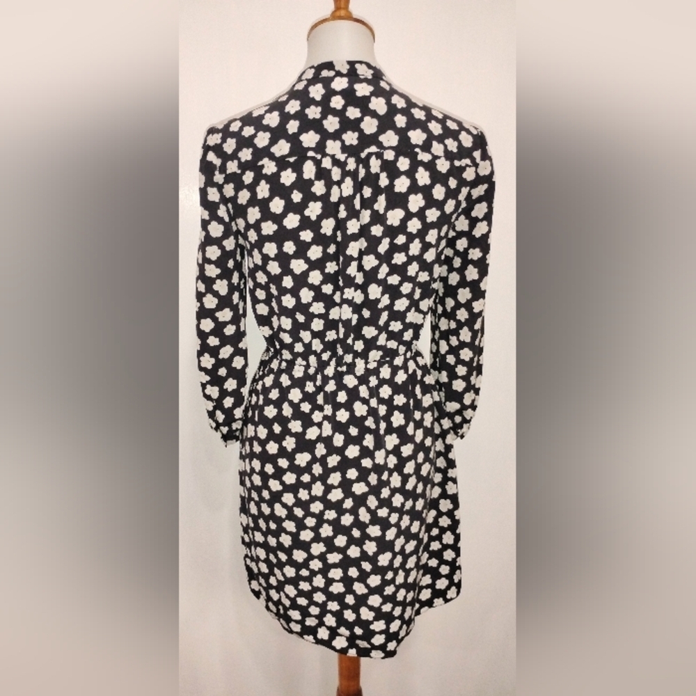 KATE SPADE FLORAL SILK DRESS - Picture 10 of 11